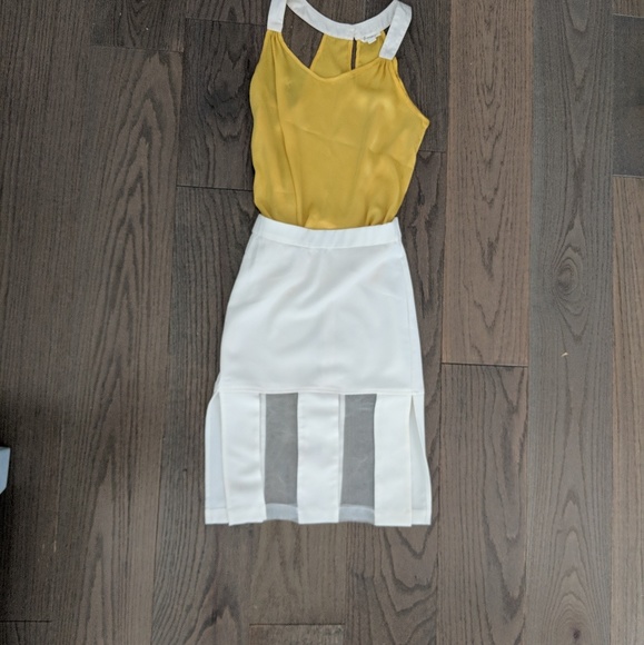 HOMMAGE LA White Pencil Skirt - Picture 3 of 8